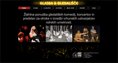 Desktop Screenshot of glasbaingledalisce.si